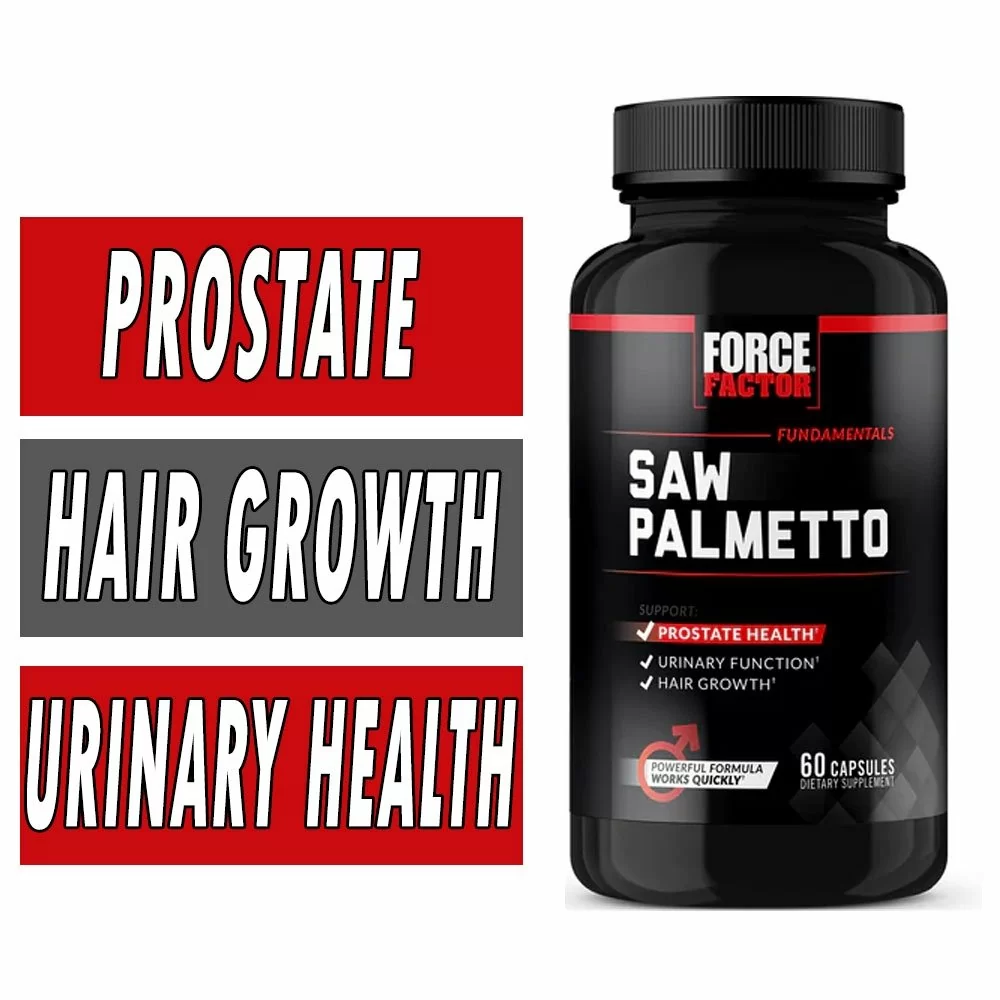 Force Factor Saw Palmetto - 60 Caps