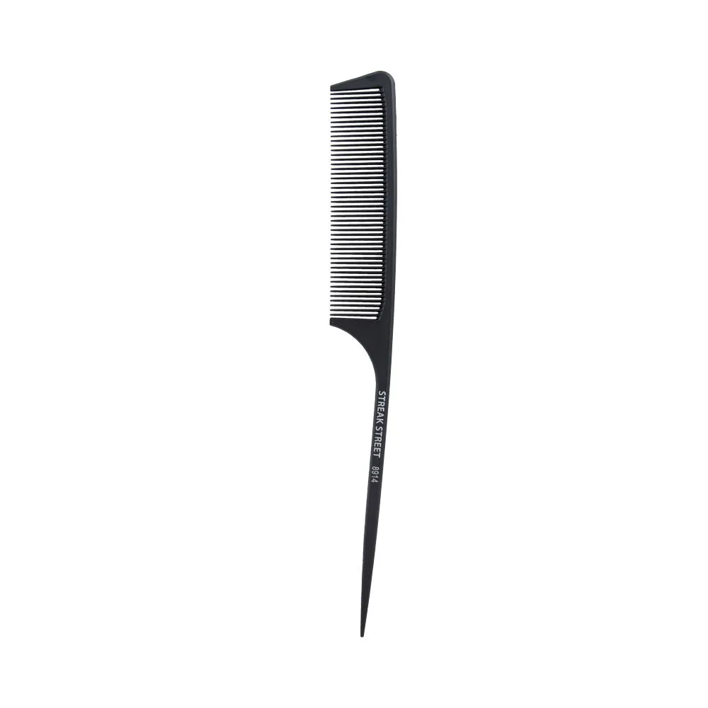 Streak Street Ss-8914 Fine Dense Teeth Tail-Comb For Hair Styling