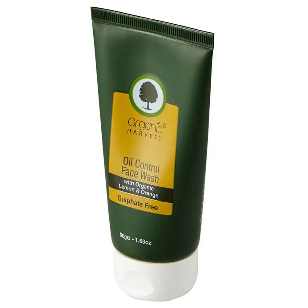 Organic Harvest Oil Control Face Wash (Sulphate Free),  50 g  All Skin Types