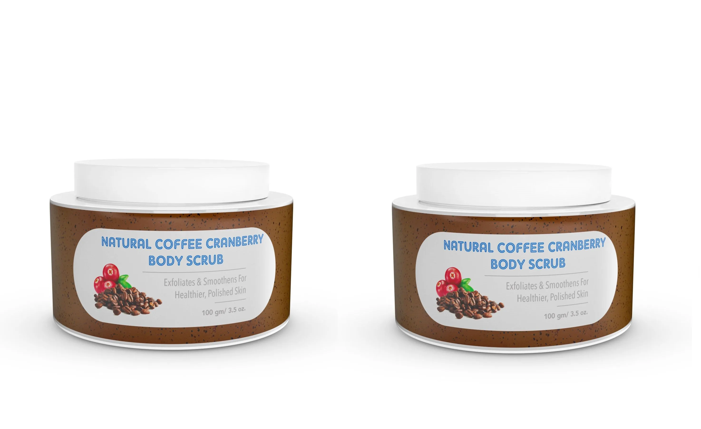 The Moms Co. Natural Cranberry Coffee Body Scrub - Pack Of 2