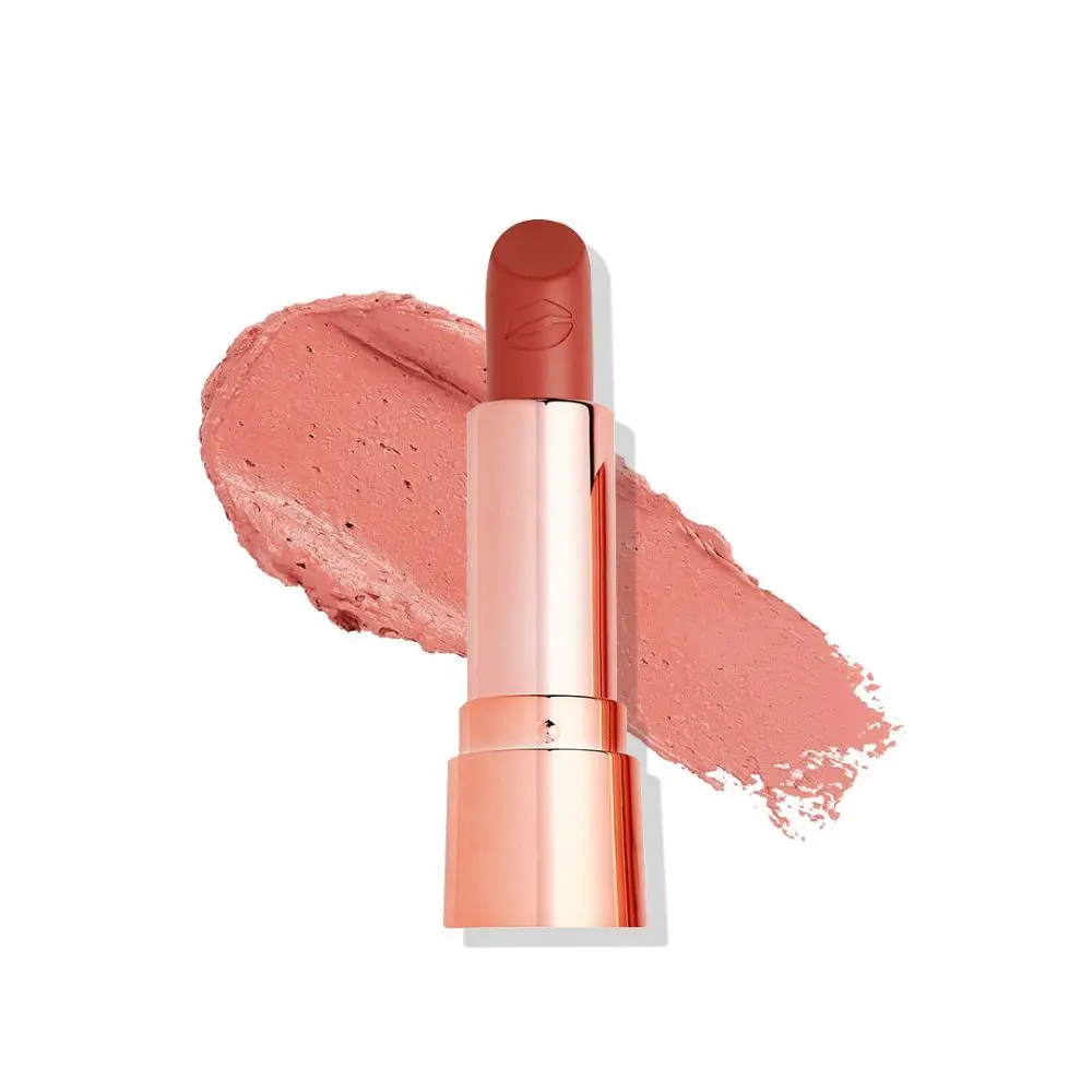 Makeup Revolution Satin Kiss Lipstick Heart Race Peach Nude (3.5 g)