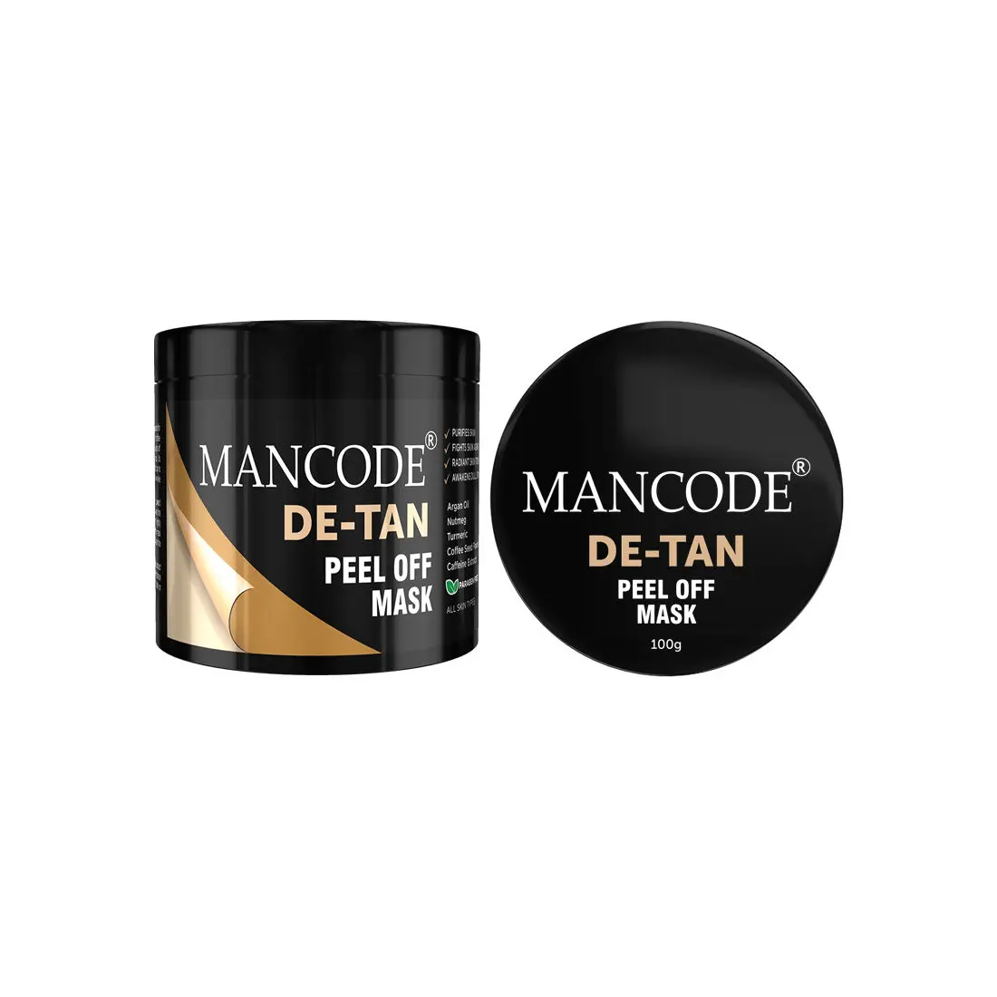 Mancode De-Tan Peel off Mask (100 g)