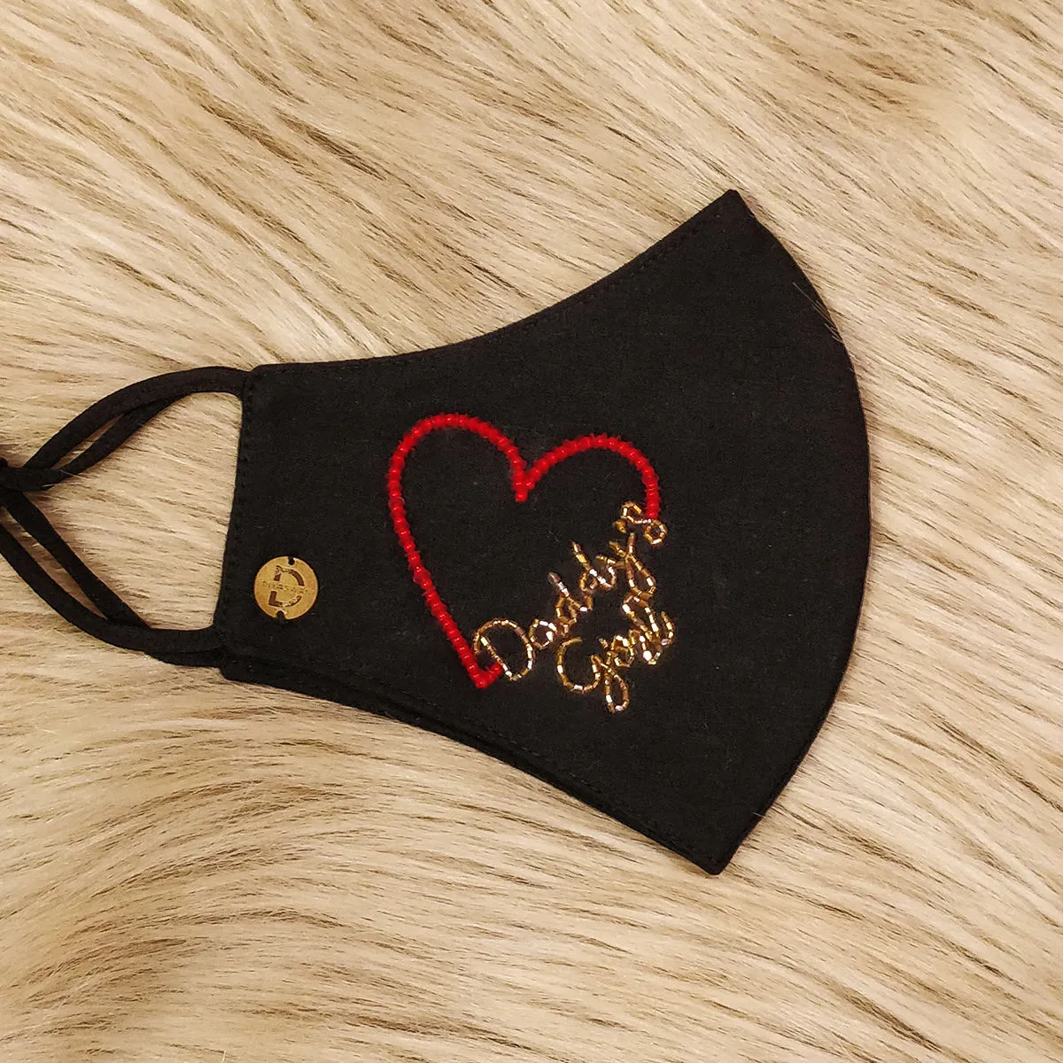 Diya Aswani Black Daddy's Girl Mask