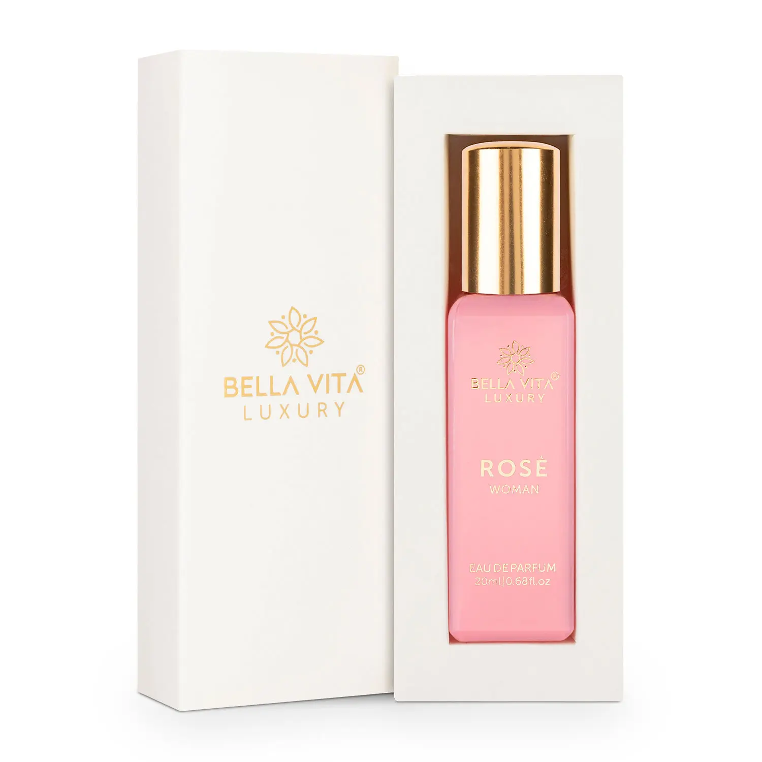 Bella Vita Organic Rose Woman Eau De Parfum For Women With Long Lasting Floral Fragrance 20 ML