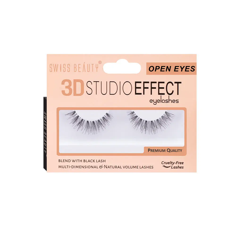 Swiss Beauty 3D Studio Effect Eyelashes Open Eyes