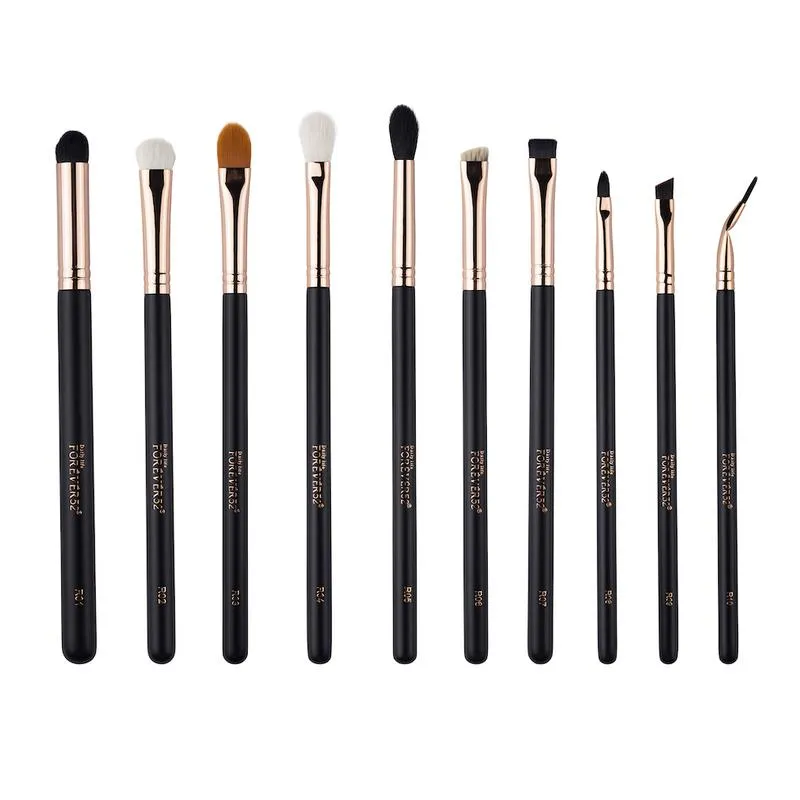 Daily Life Forever52 10 Pcs Rose Gold Eye Brush Set X079-10 Brushes