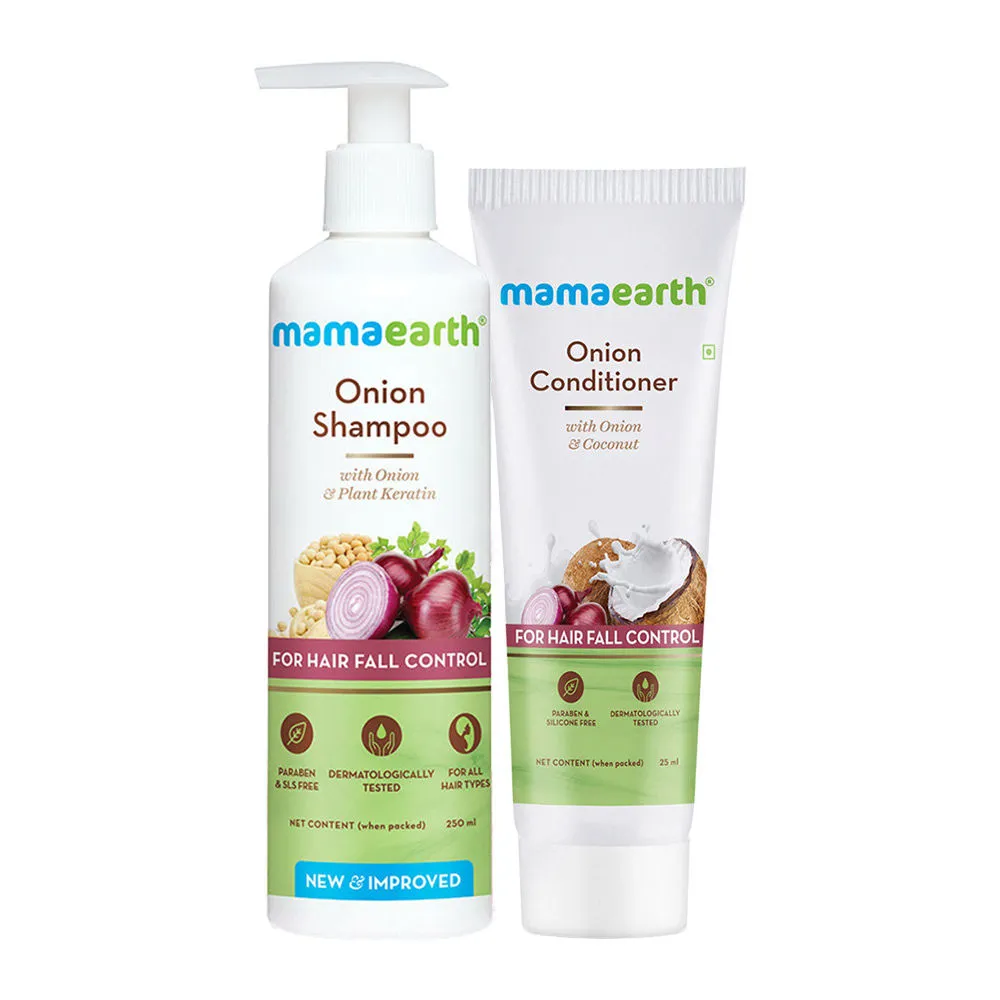 Mamaearth Onion Anti Hairfall Kit (shampoo + Conditioner)