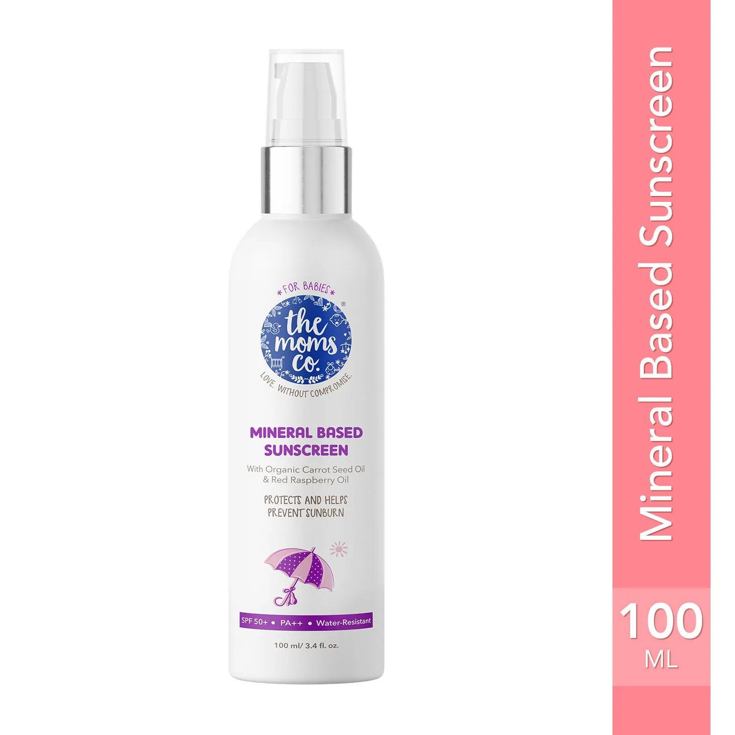 The Moms Co. Mineral Based Baby Sunscreen SPF 50+ PA++