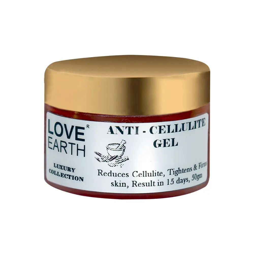 Love Earth Anti Cellulite Gel Reduces Cellulite, Tightens & Firms Skin, Result in 15 Days 50gm