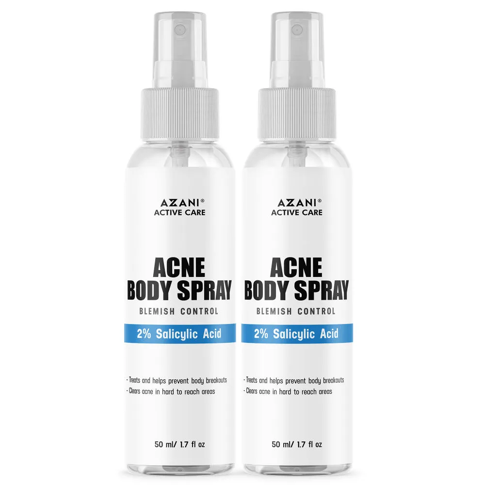 Azani Active Care Salicylic Acid Acne Body Spray - Pack of 2