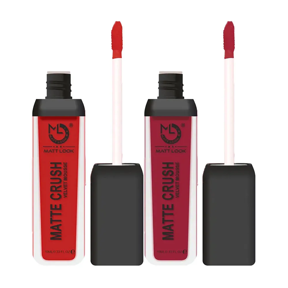 Matt look Matte Crush Velvet Mousse Lipstick Combo - 4