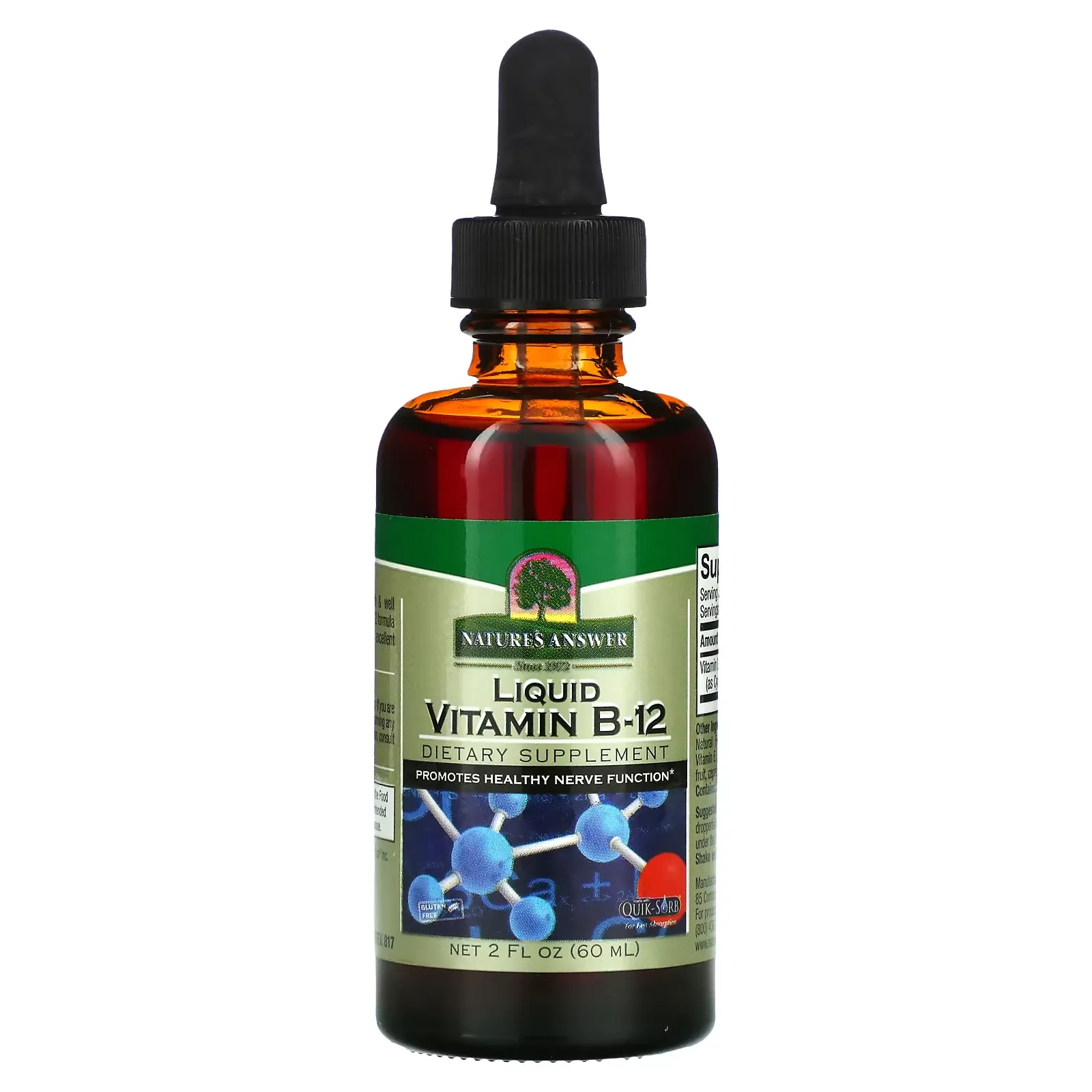 Liquid Vitamin B-12, 2 fl oz (60 ml)