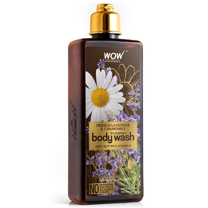 WOW Skin Science French Lavender & Chamomile Foaming Body Wash