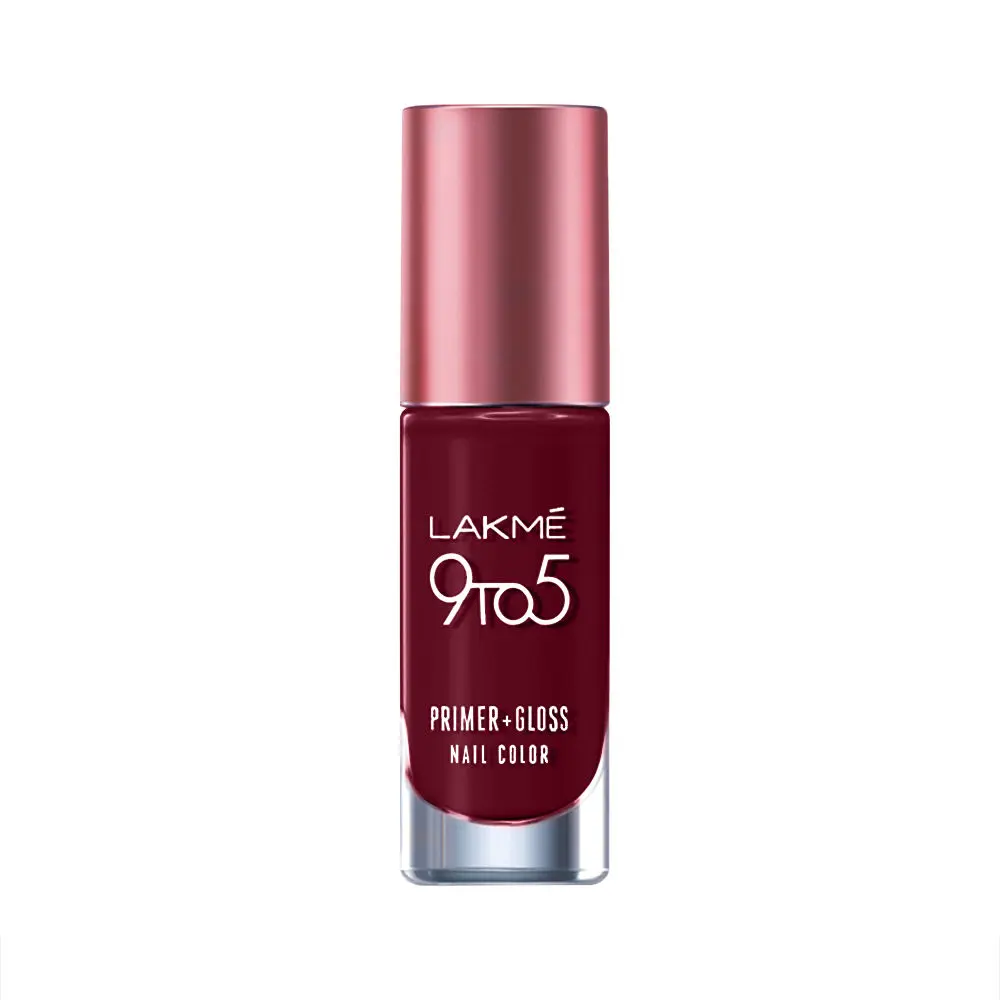 Lakme 9to5 P+G Nail Smokey Crimson