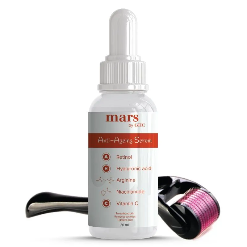 Mars by GHC Anti Ageing Face Serum With 5% Niacinamide, 0.2% Retinol, Hyaluronic Acid, Arginine