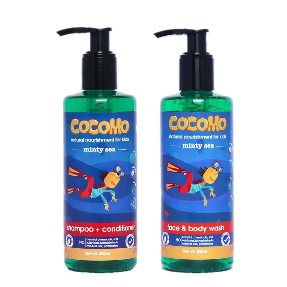 Cocomo Minty Sea Shampoo + Body Wash 600 ml