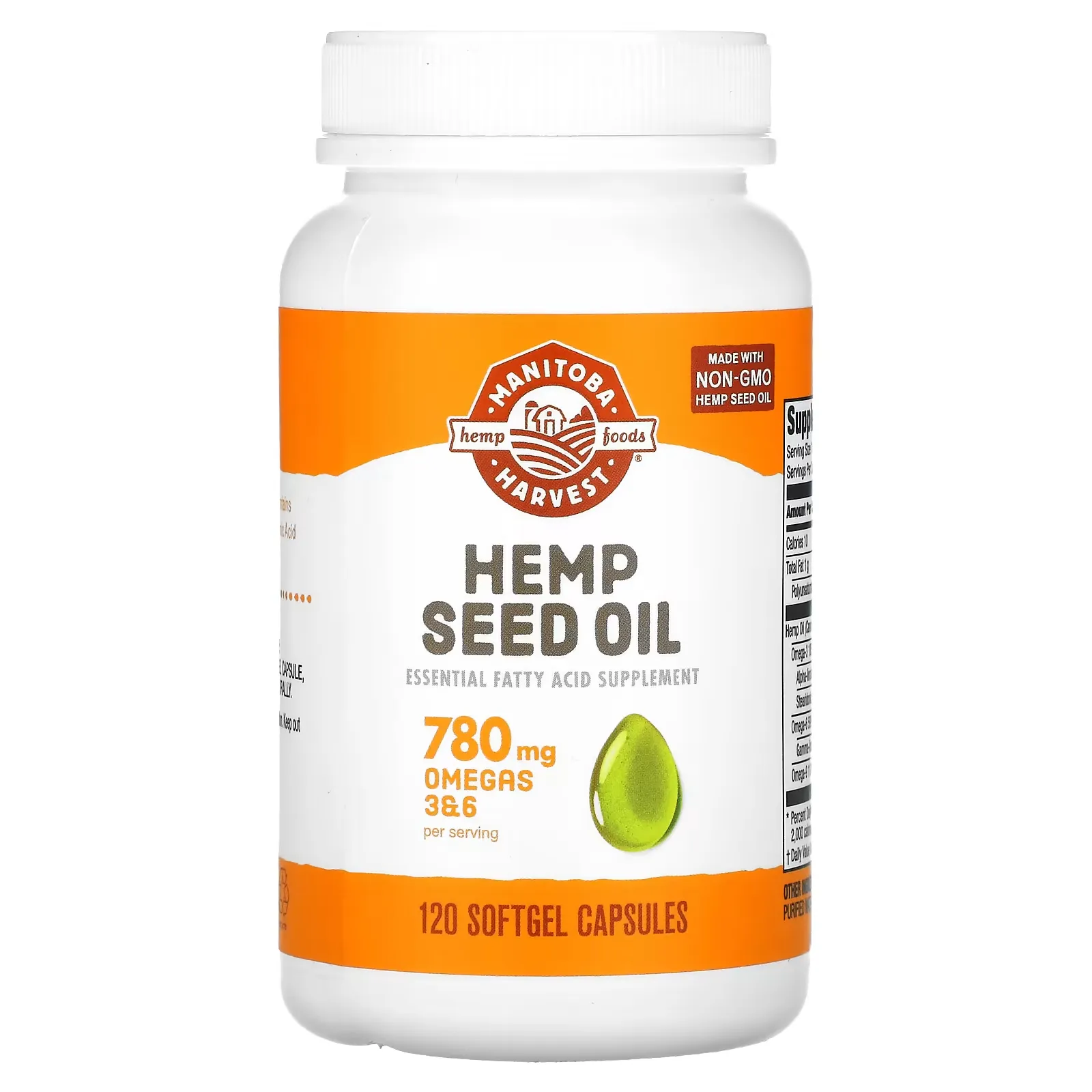 Hemp Seed Oil, 120 Softgel Capsules