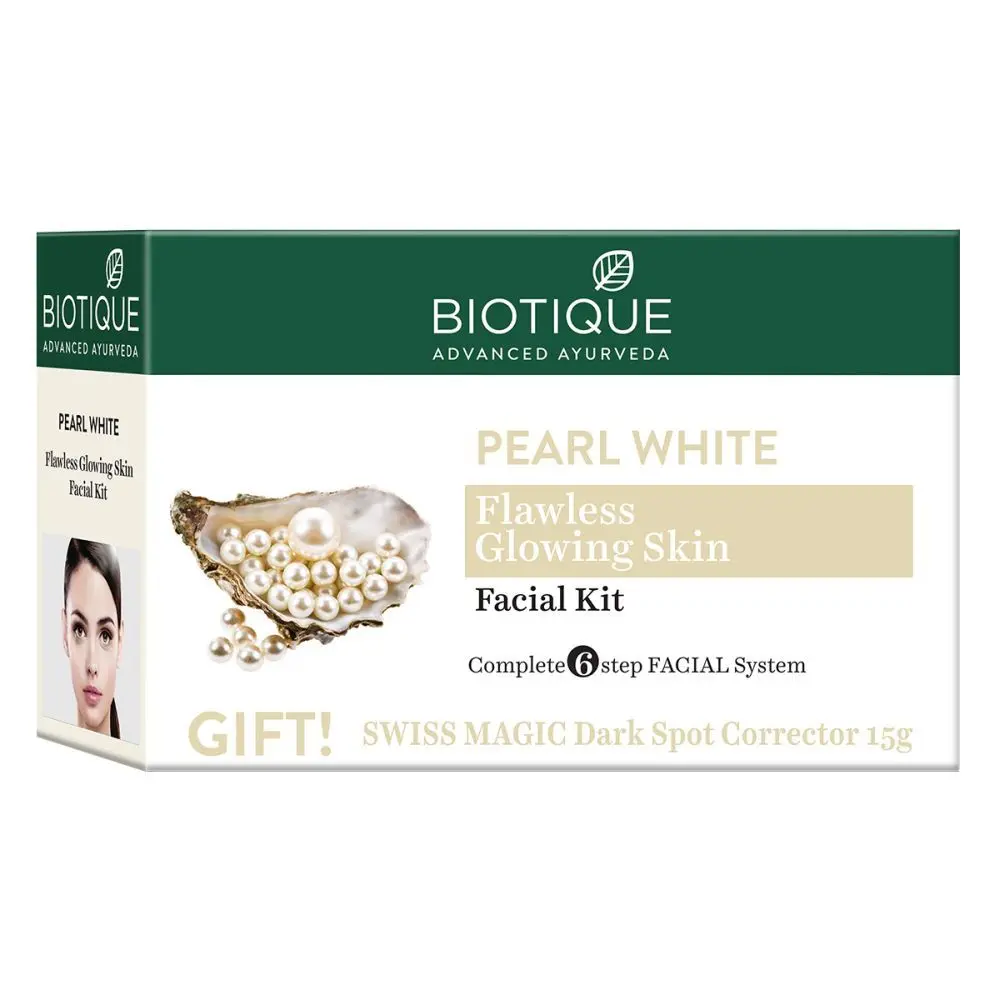 Biotique Pearl White Facial Kit 5X10G+15G(Pearl Kit)