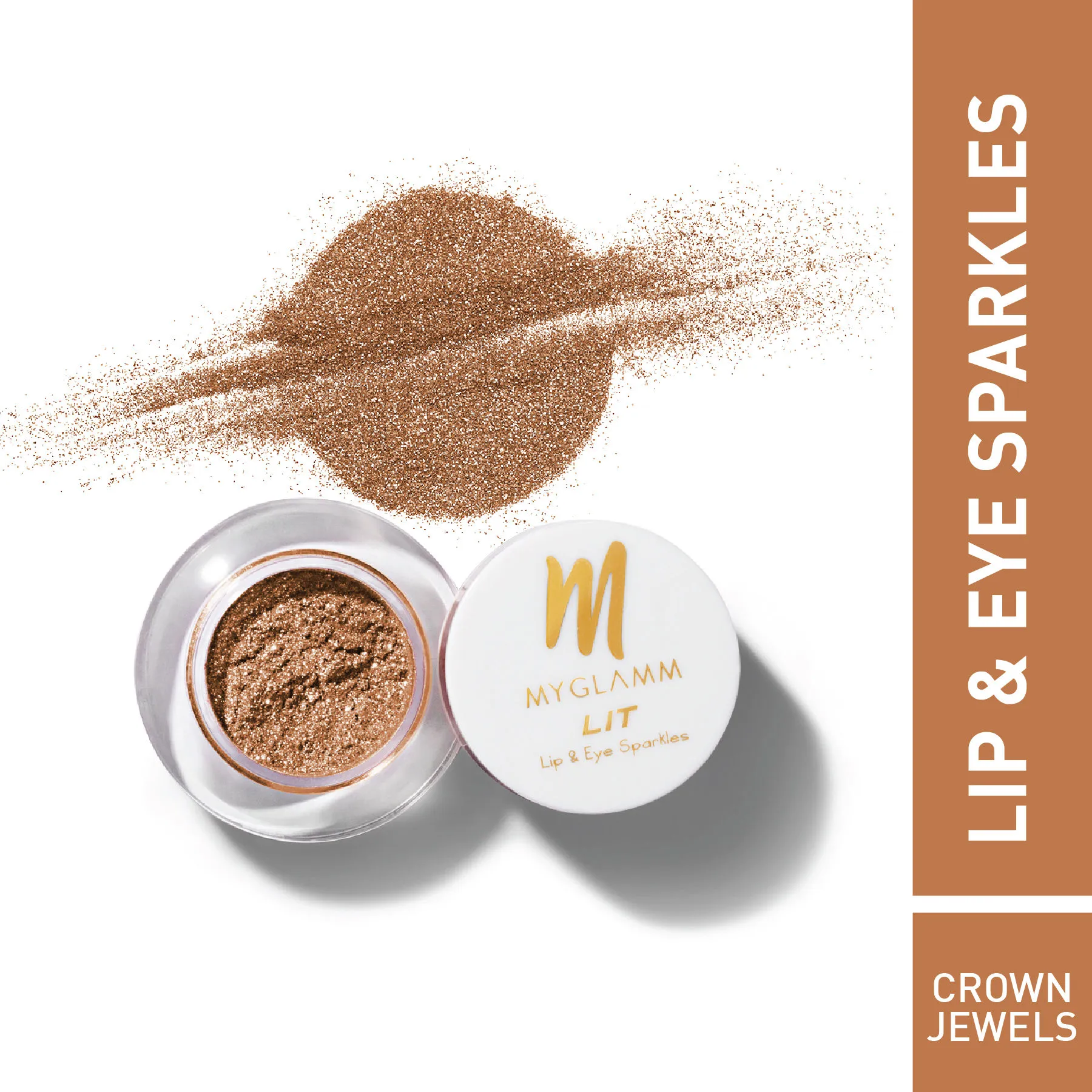 MyGlamm LIT Lip & Eye Sparkles-Crown Jewels