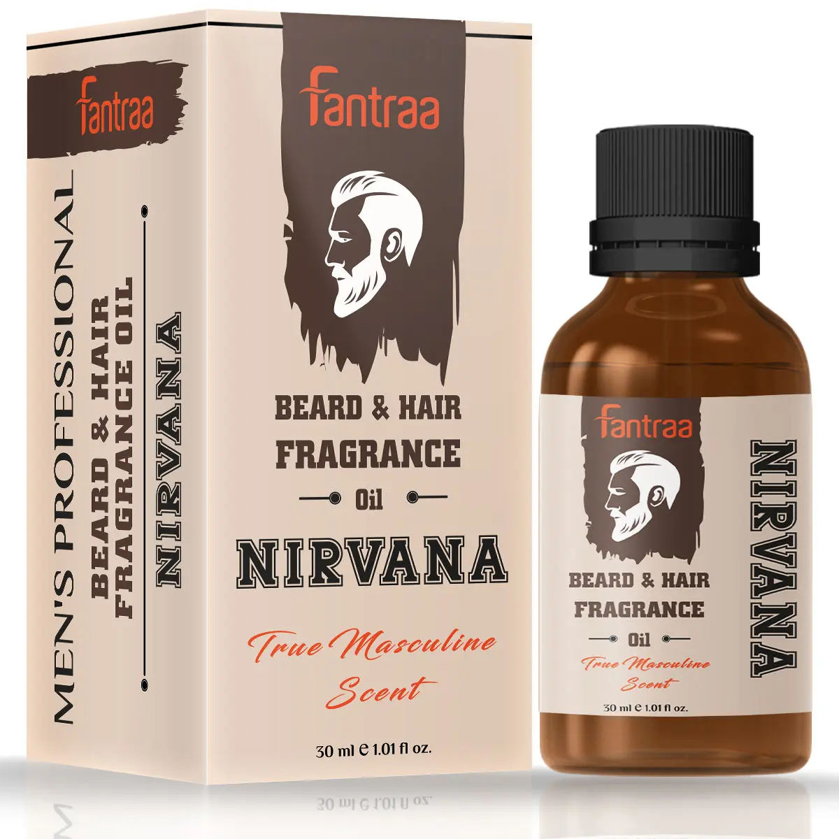 Fantraa Beard and Hair Fragrance Oil - 30 ml (Nirvana)