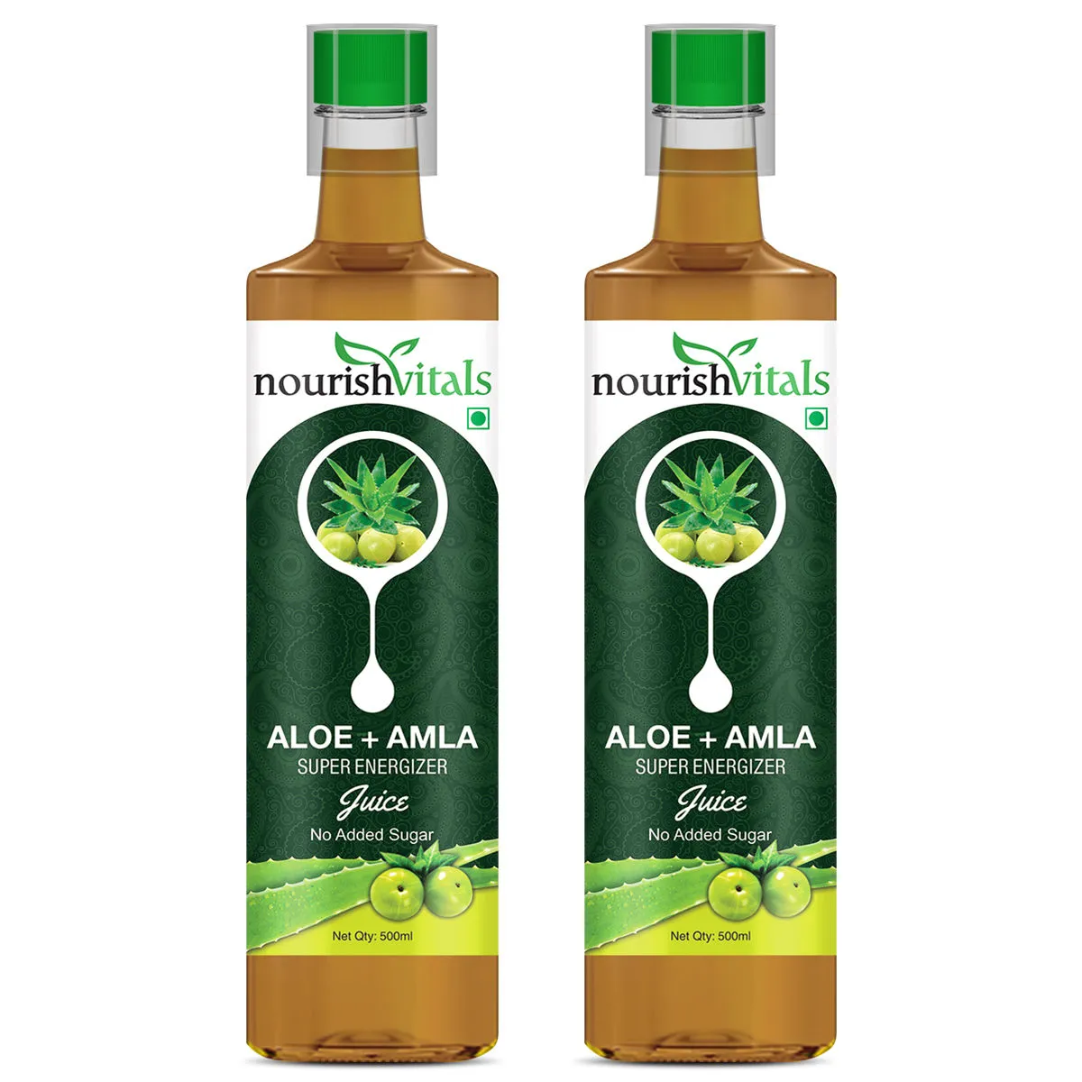 NourishVitals Aloe Vera + Amla Super Energizer Juice