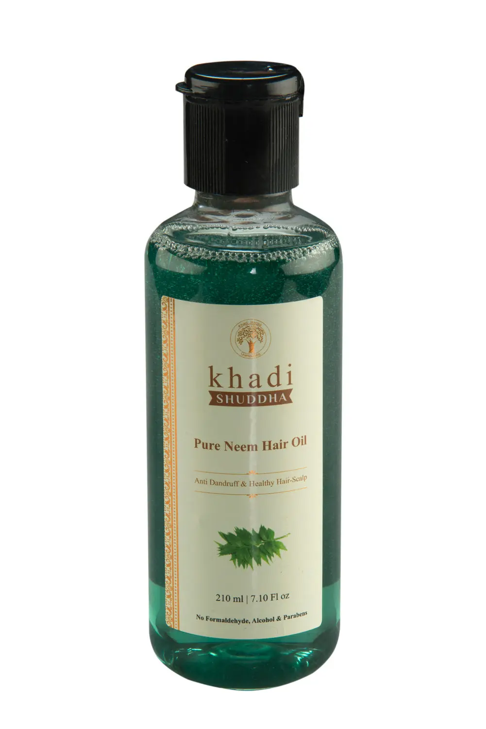Khadi Shuddha Pure Neem Hair Oil - Anti Dandruff & Healthy Scalp (Sls, Sles & Paraben Free)