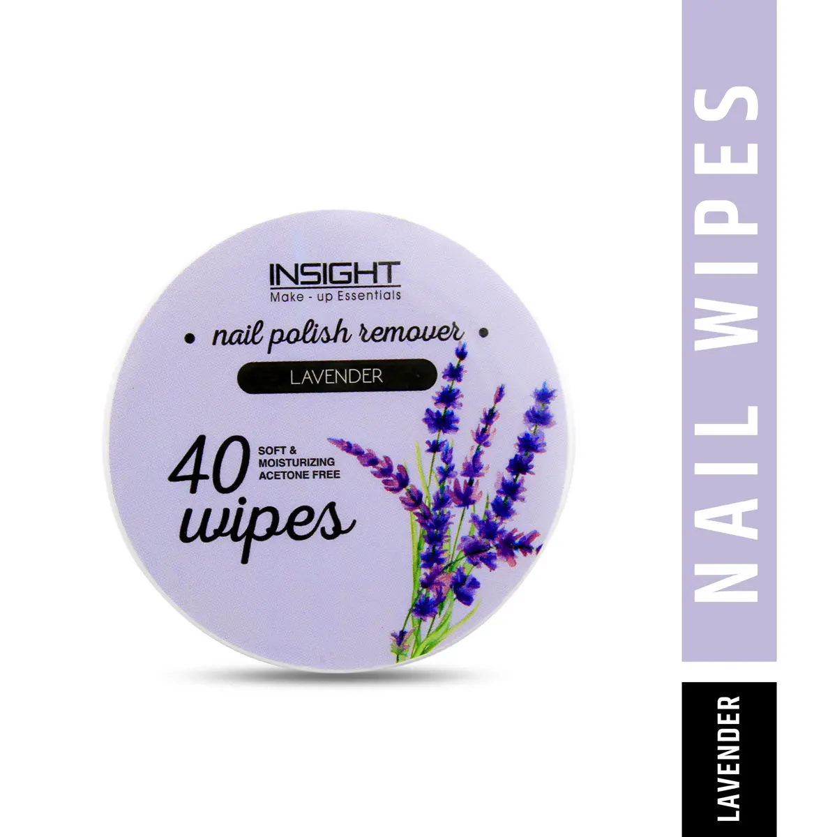 Nail Polish Remover Wipes_Lavender (40 Wipes)