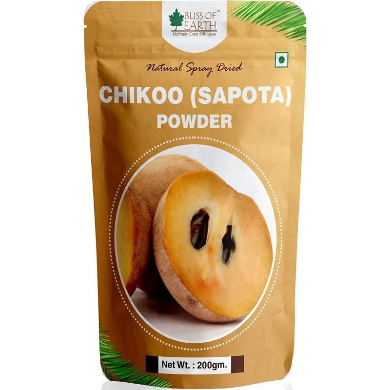 Bliss Of Earth Natural Spray Dried Chikoo (Sapota) Powder