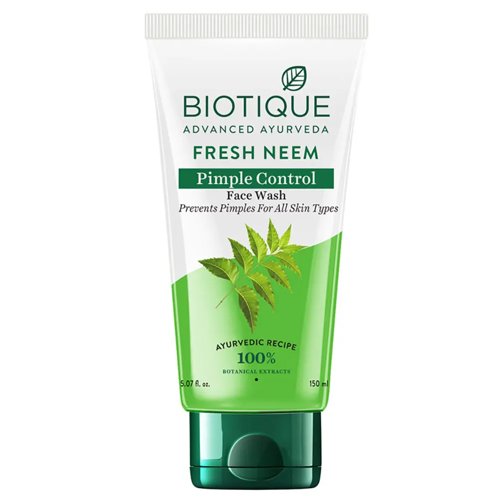 Biotique Fresh Neem Pimple Control Face Wash (150 ml)