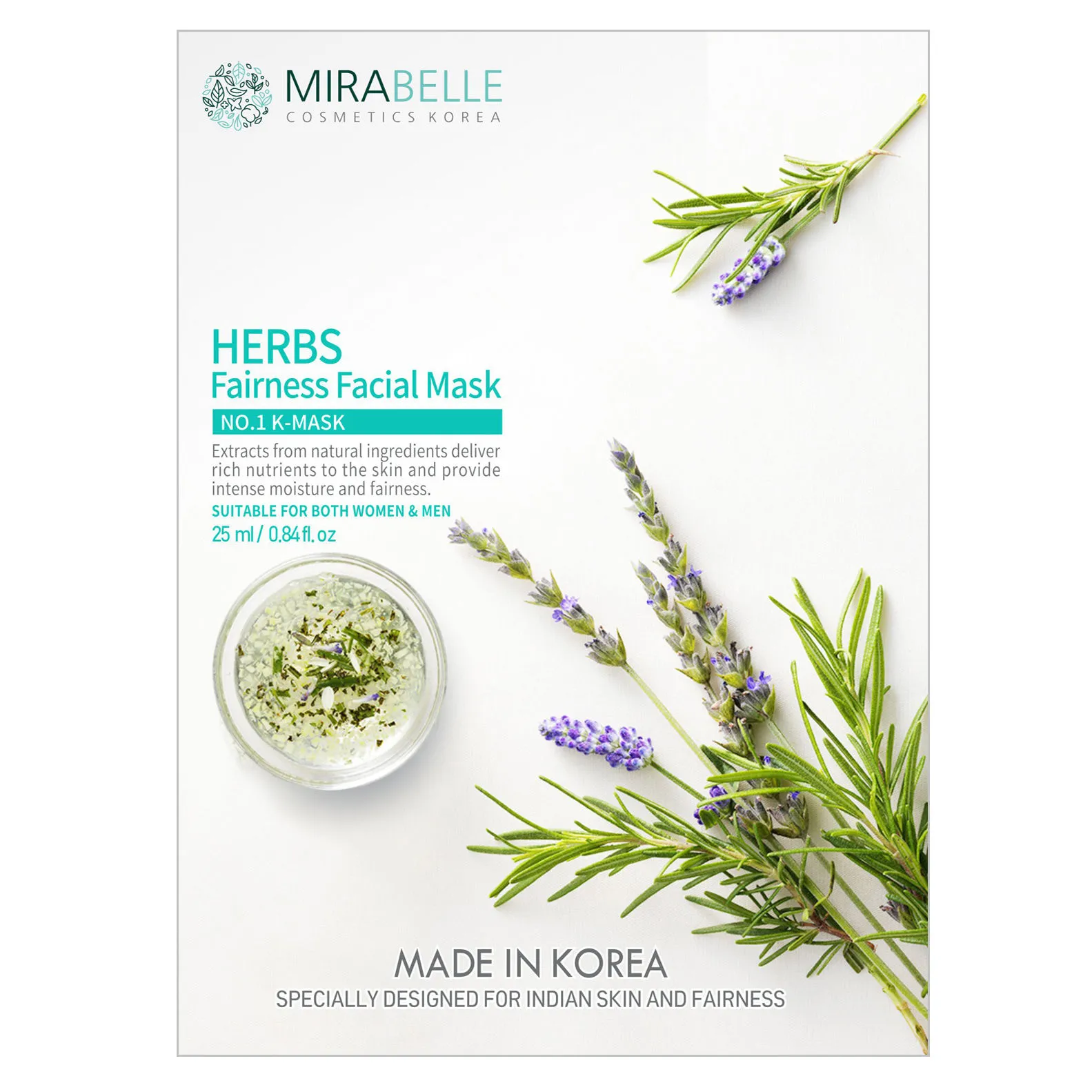 Mirabelle Korea Herbs Facial Mask