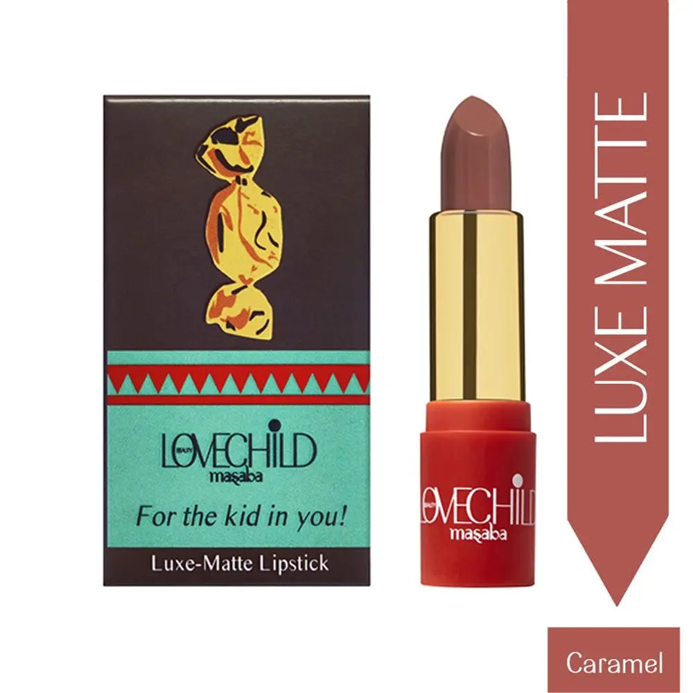 LoveChild Masaba - For the Kid in You! - 04 Caramel - Luxe Matte Lipstick