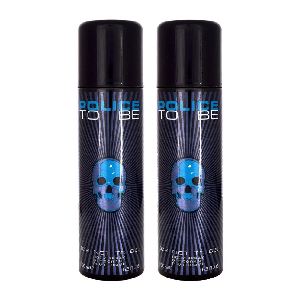 Police To Be Man Deodorant Spray (Pack Of 2)