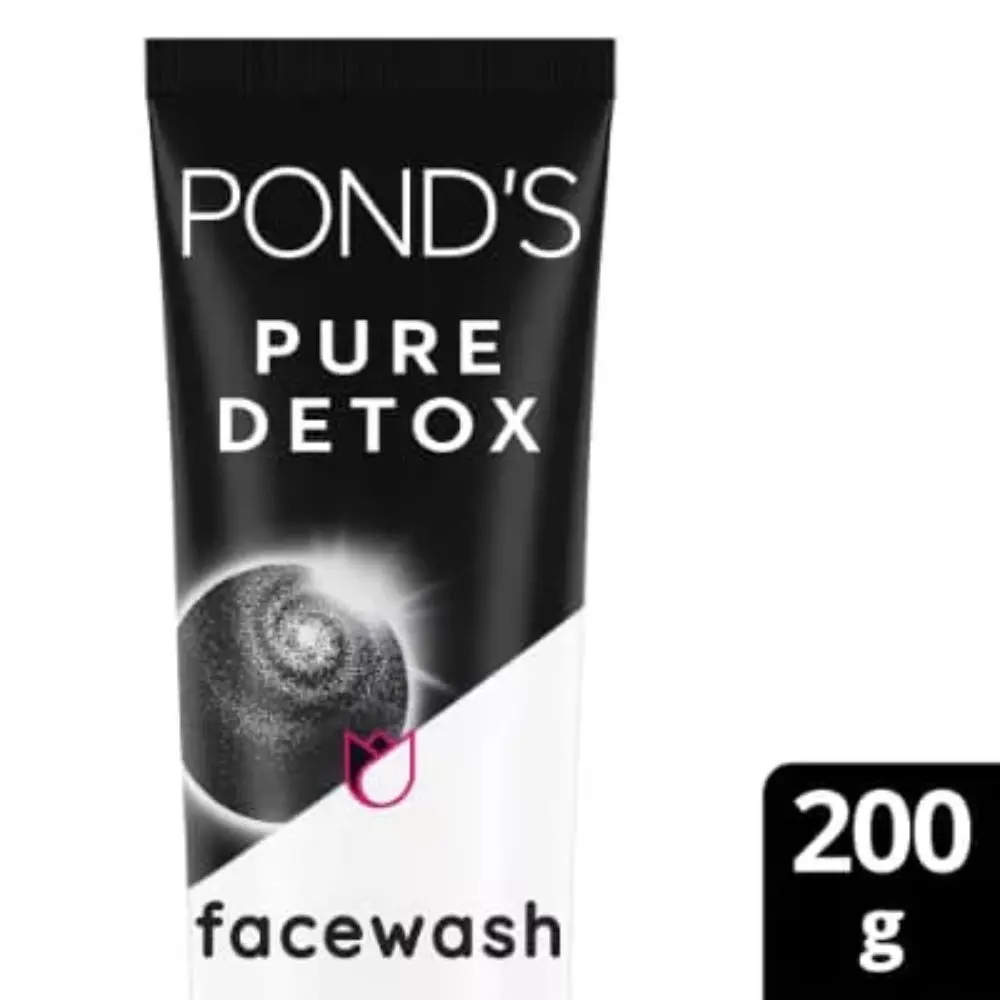 Pond's Pure Detox Anti-Pollution Purity Face Wash With Activated Charcoal, 200 g