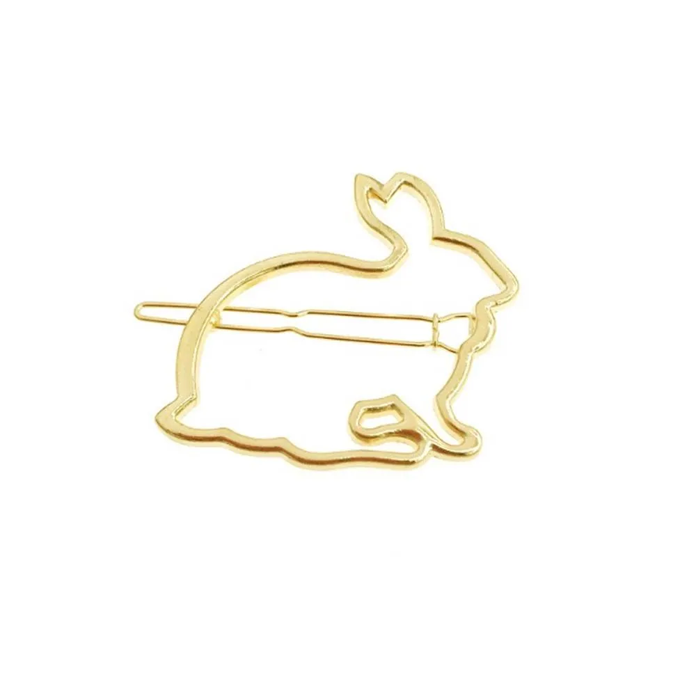 Ferosh Leverette Golden Bunny Hair Pin