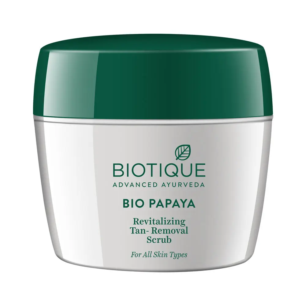 Biotique Bio Papaya Revitalizing Tan-Removal Scrub (235 g)