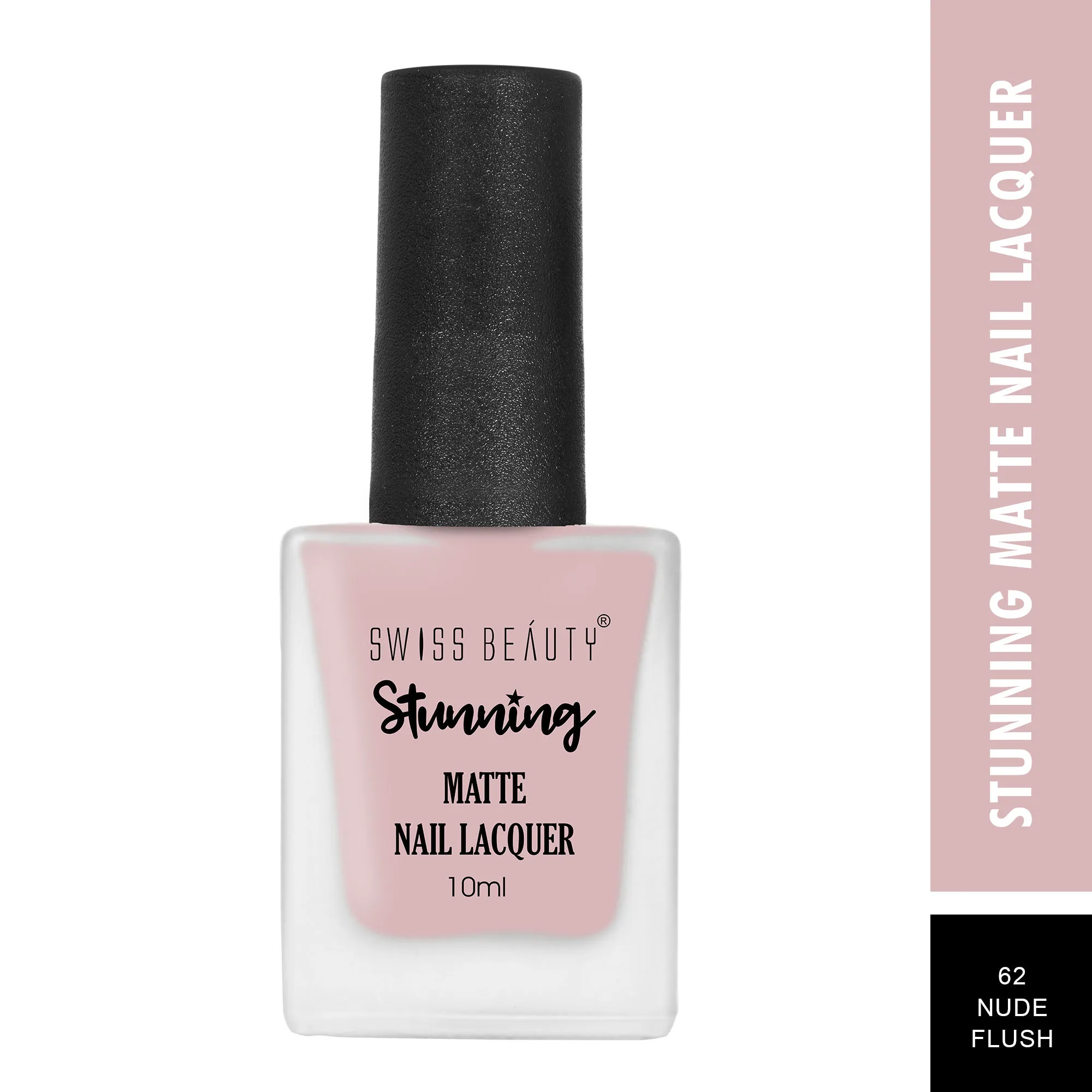 Swiss Beauty Stunning Nail Polish - 62 Nude Flush