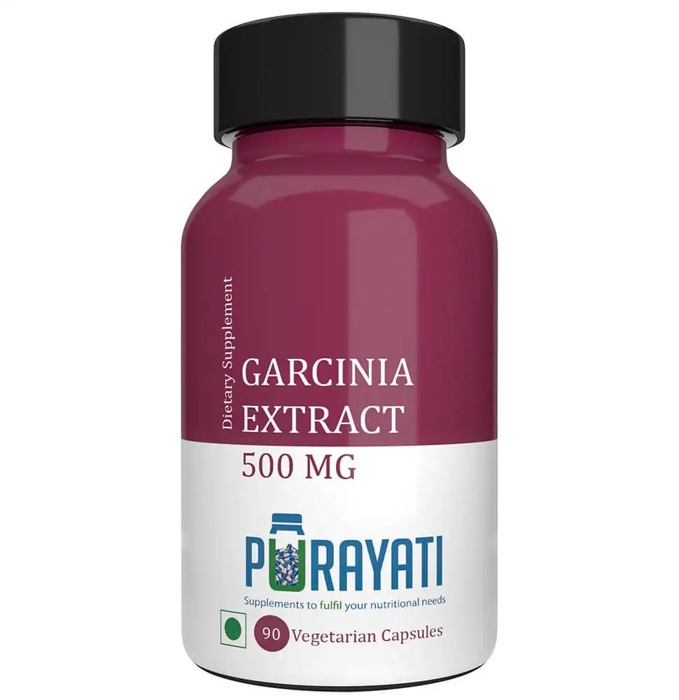 Purayati Garcinia Extract 500 mg,  90 veggie capsule(s)