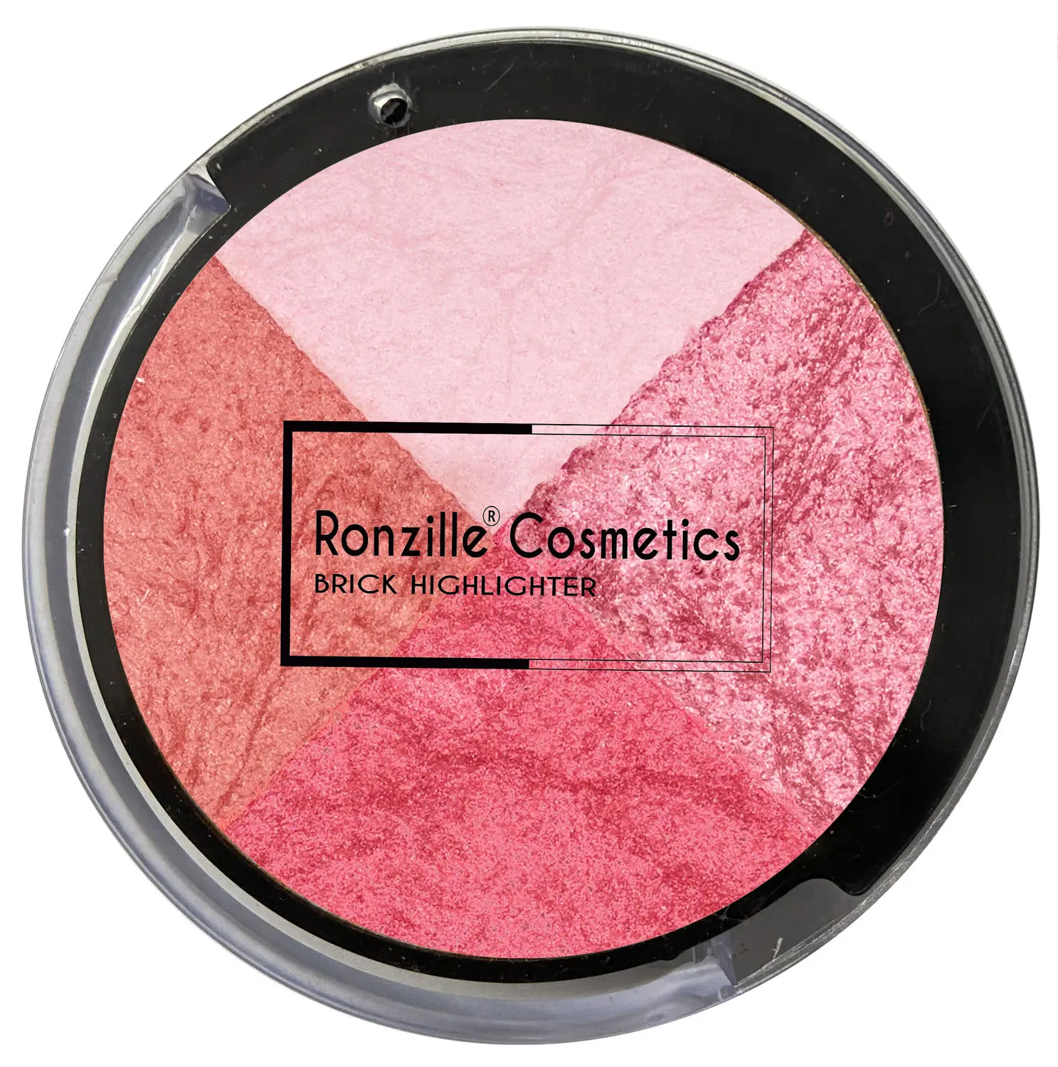 Ronzille Shimmer Baked Blusher and Brick Highlighter - 04