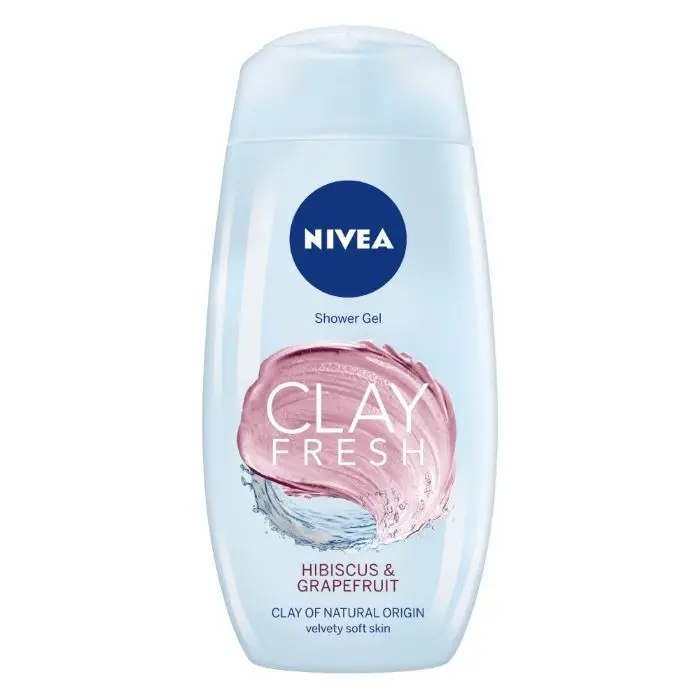 Nivea Clay Fresh Hibiscus Grapefruit Shower Gel 250 ml