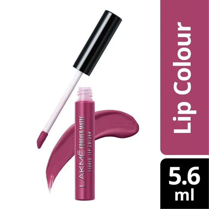 Lakme Forever Matte Liquid Lip Colour - Fuschia Chic (5.6 ml)