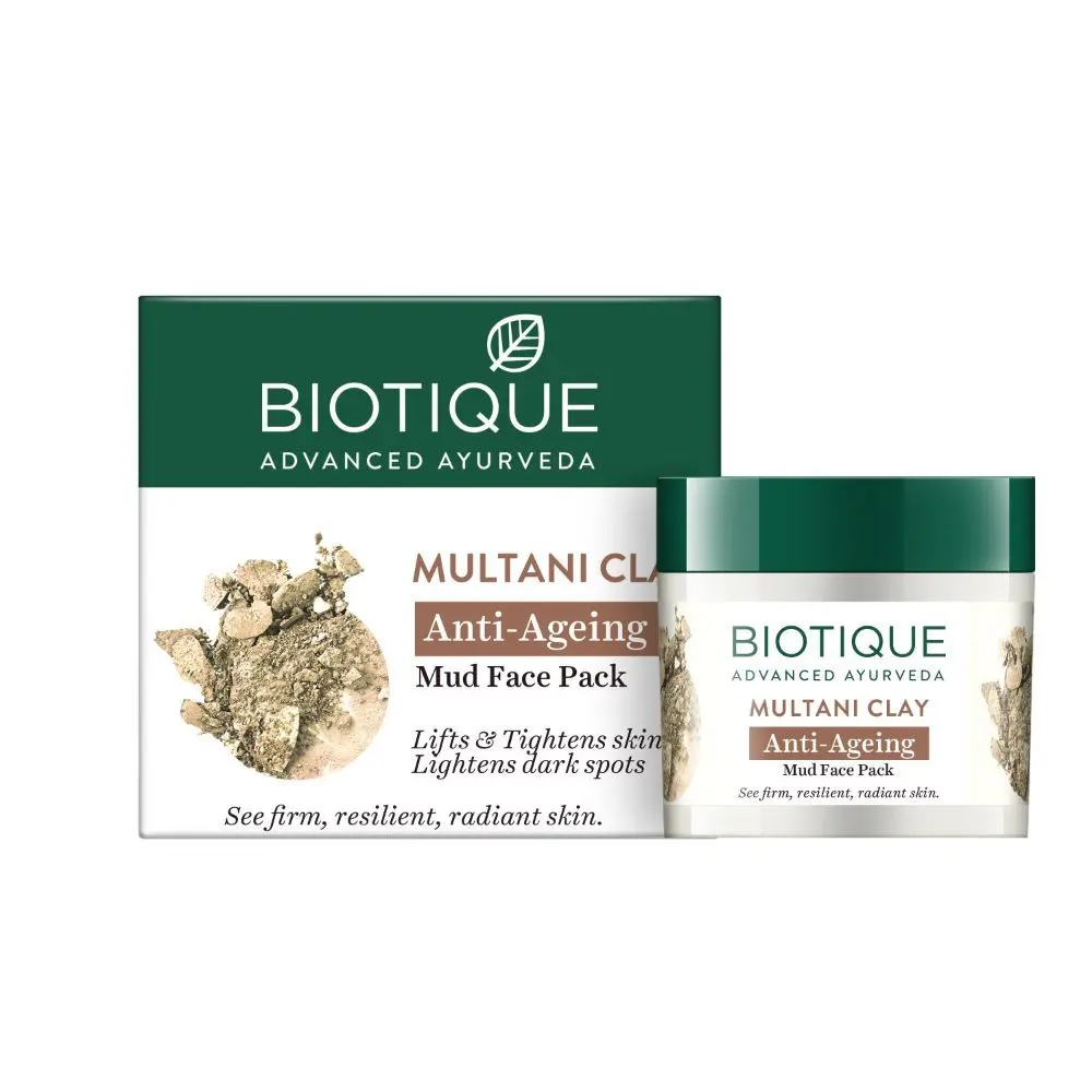 Biotique Multani Clay Anti-Ageing Mud Face Pack 75gm Jar