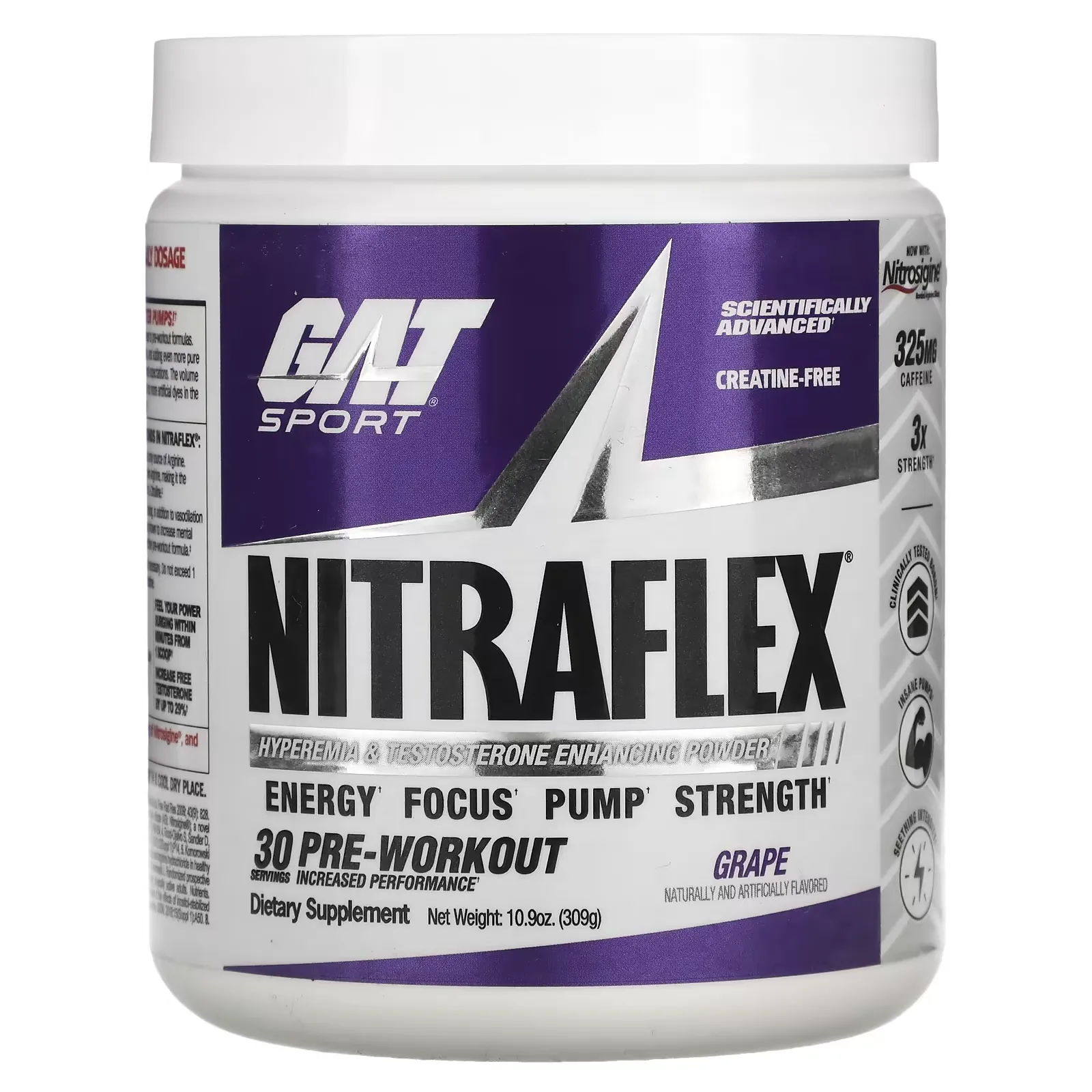 Sport, NITRAFLEX, Grape, 10.9 oz (309 g)