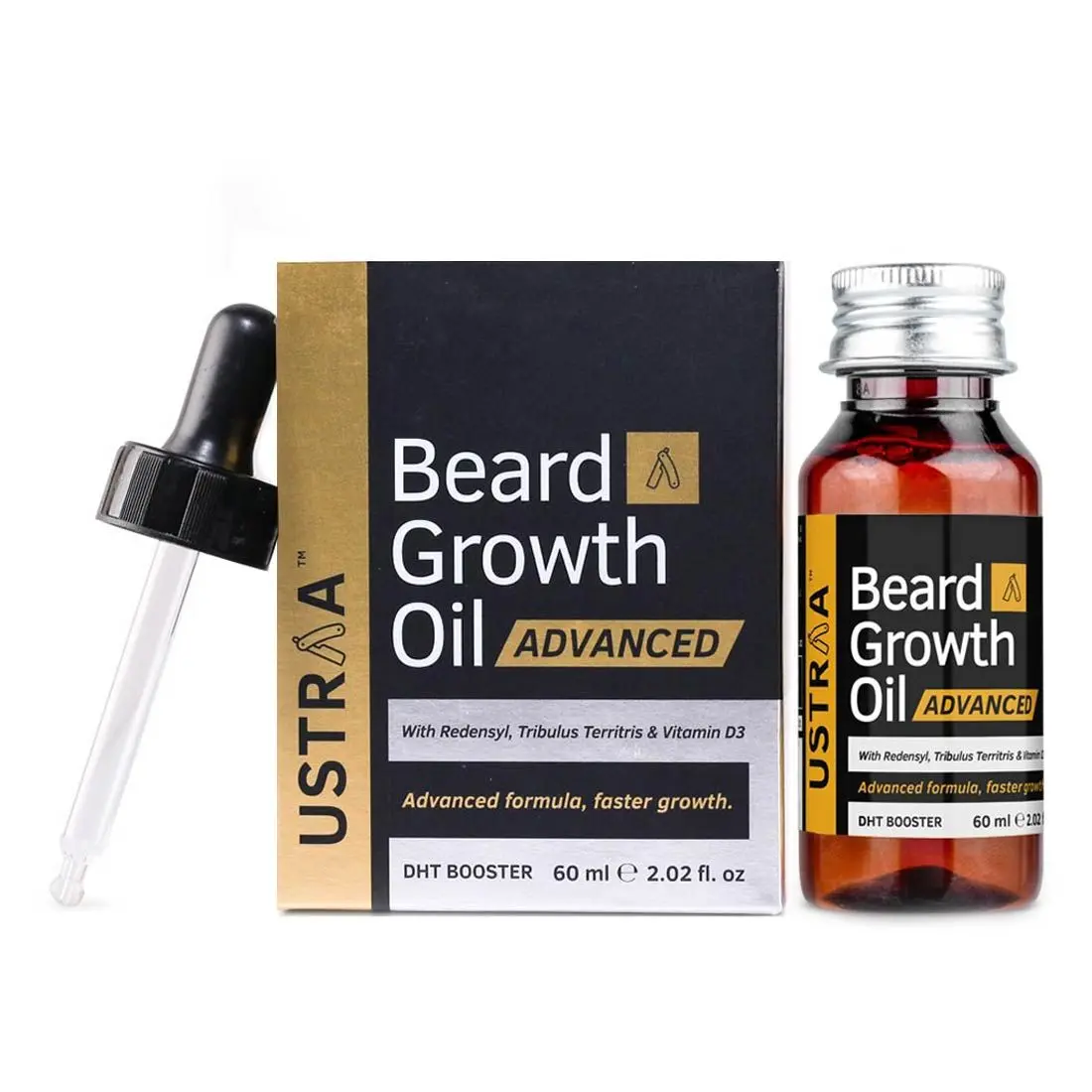 USTRAA Beard Growth Oil Advanced - 60ml