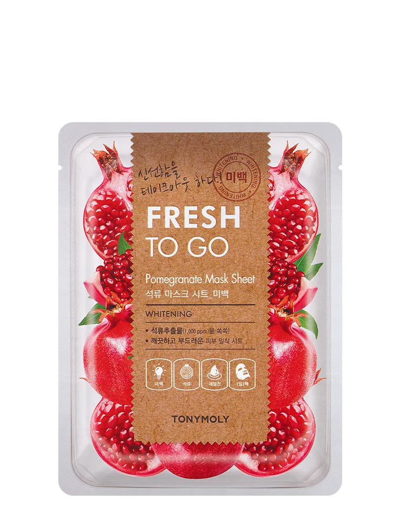 TONYMOLY Fresh To Go Pomegranate Mask Sheet Whitening