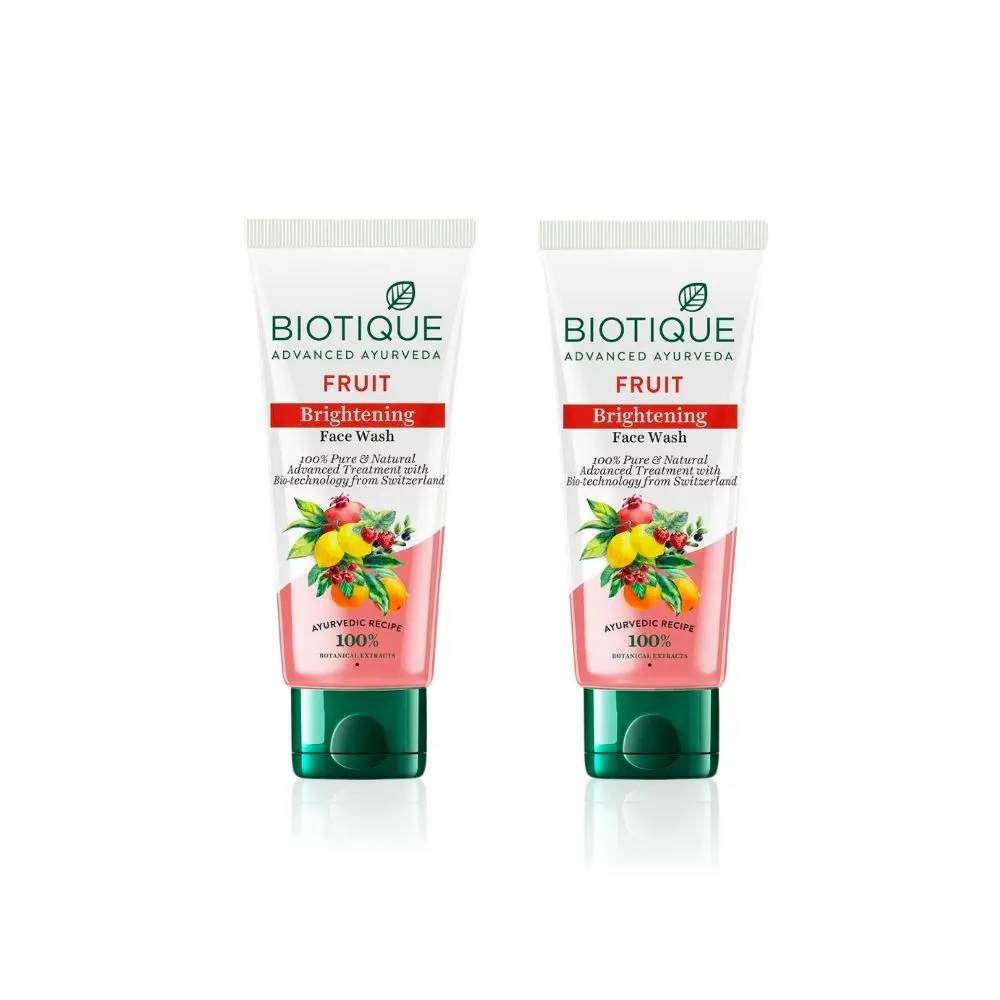 Biotique Fruit Brightening Face Wash (150 ml) - Pack of 2