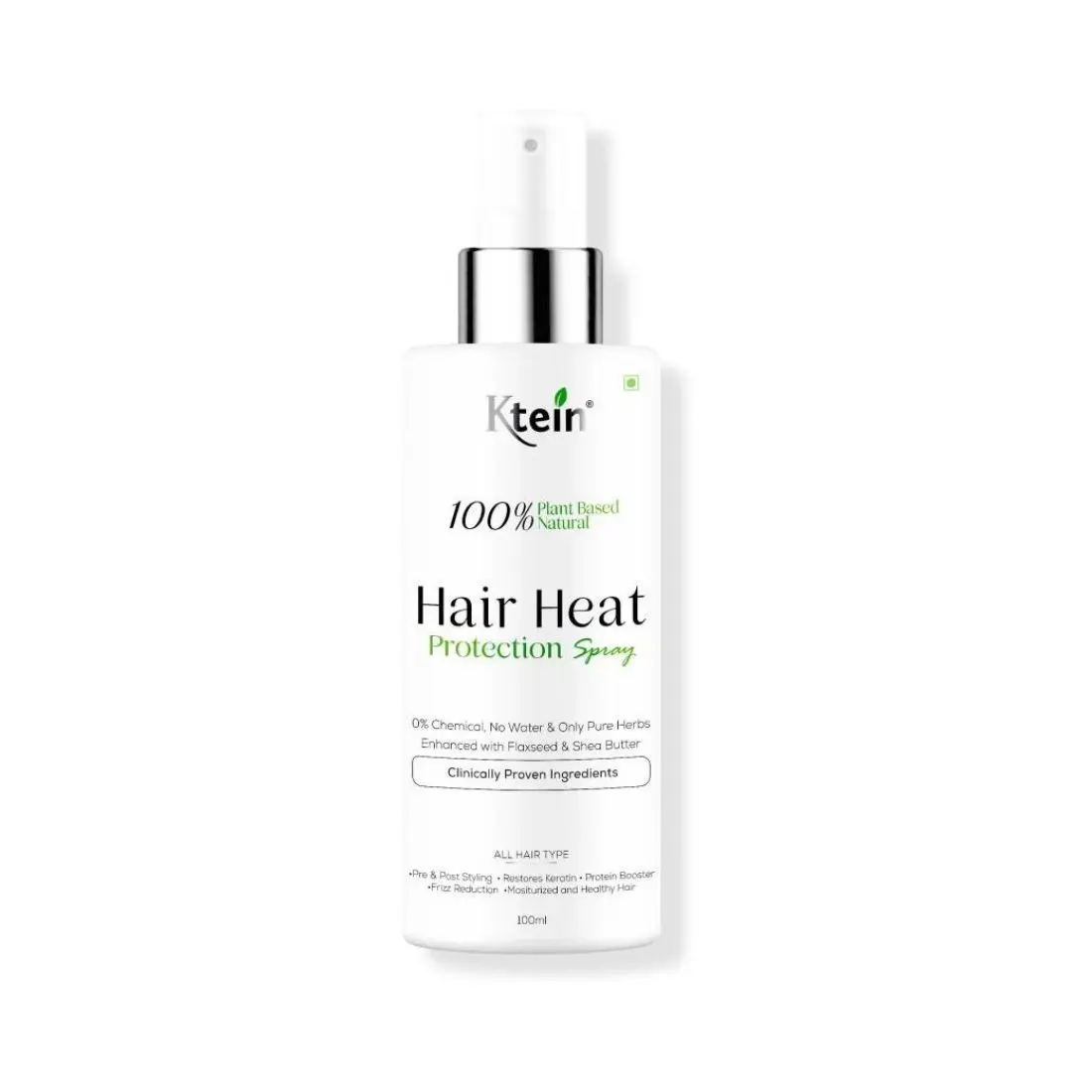 ktein 100% Plant Based Natural Hair Heat Protection Spray