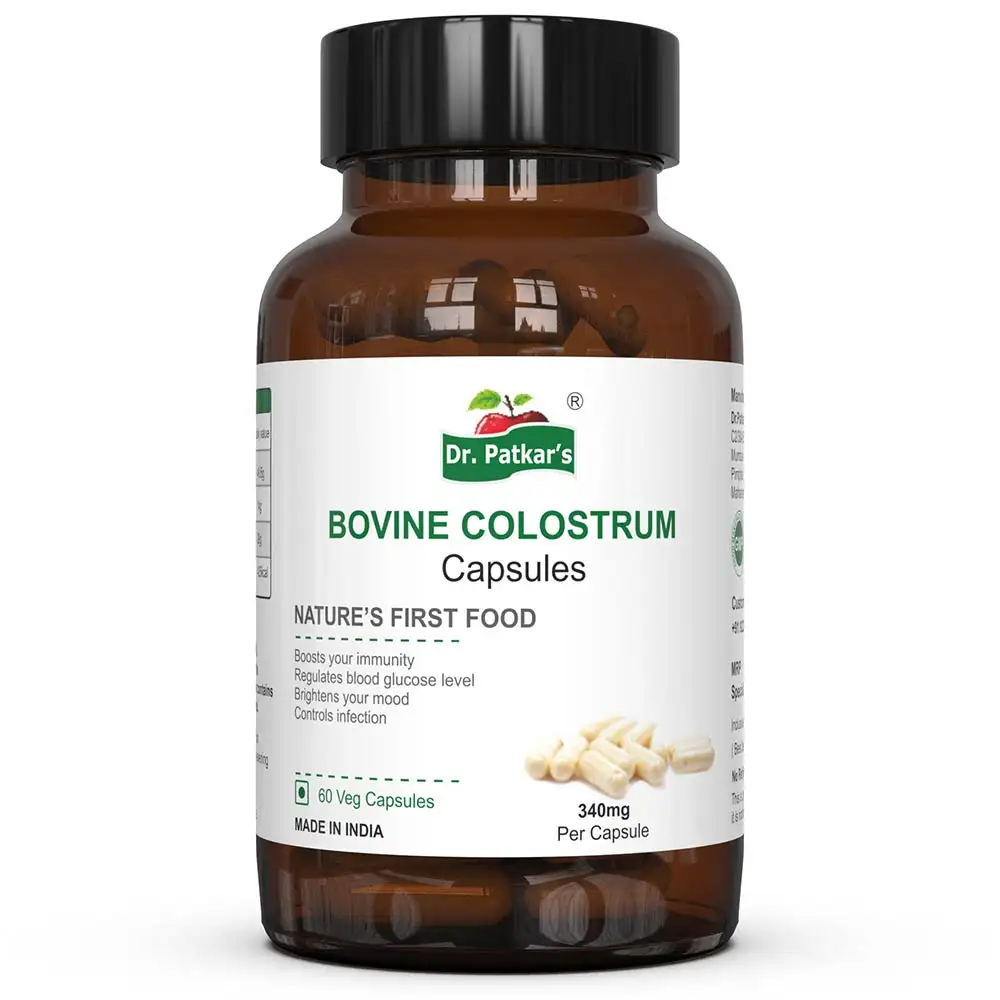 Dr. Patkar's Bovine Colostrum,  60 capsules