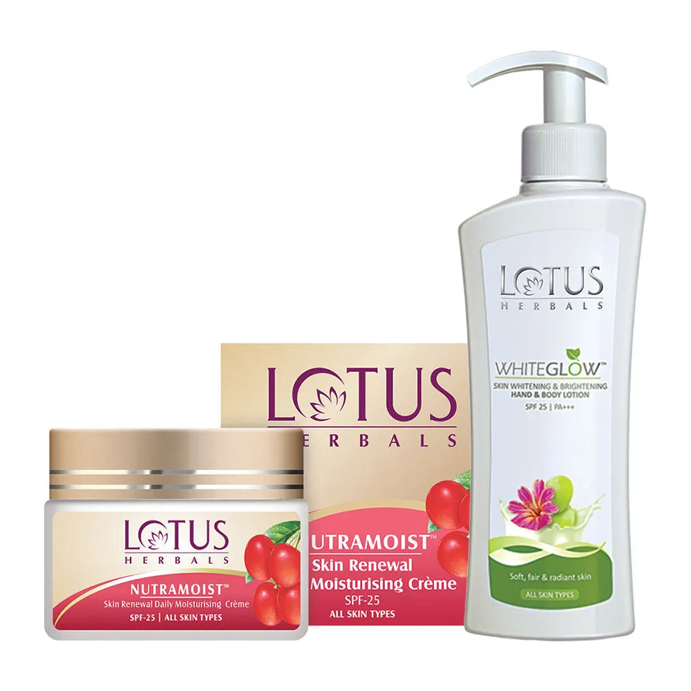 Lotus Herbals Moisturising Cream & Lotion Combo