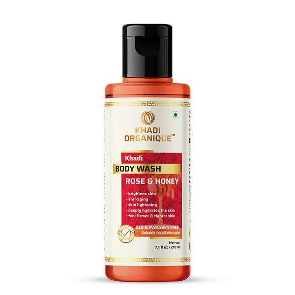 Khadi Organique Rose & Honey Body Wash