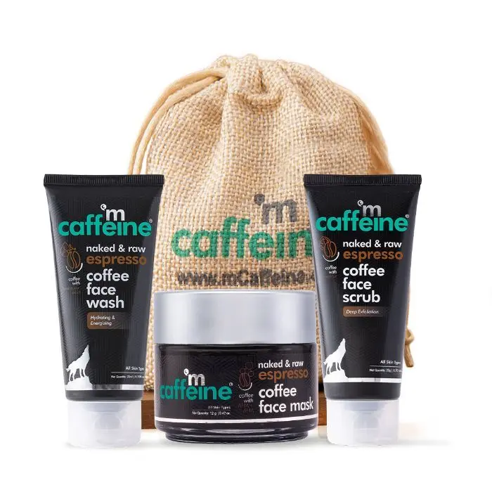 mCaffeine Mini Espresso Coffee Face Care Essentials